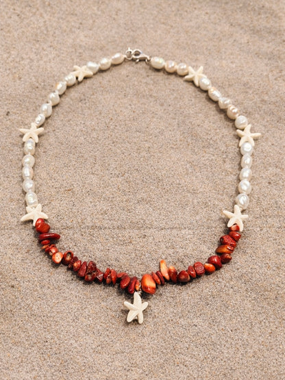 Sea Star Coral Necklace