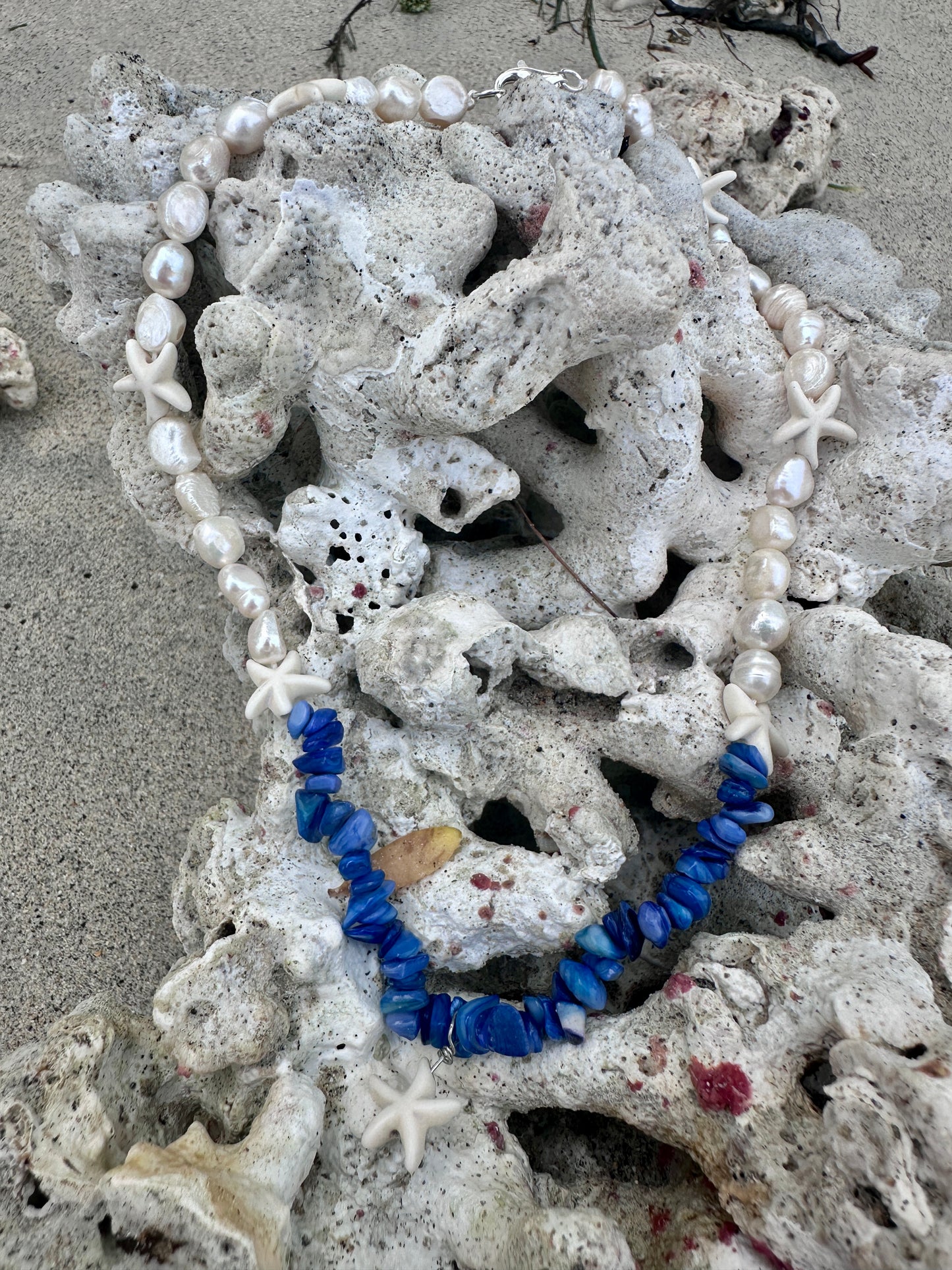 Sea Star Blue Necklace
