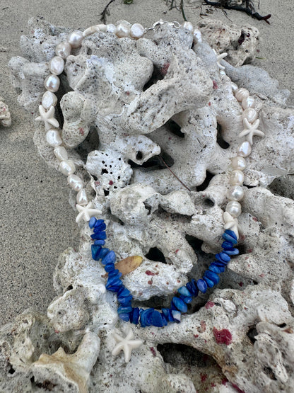 Sea Star Blue Necklace