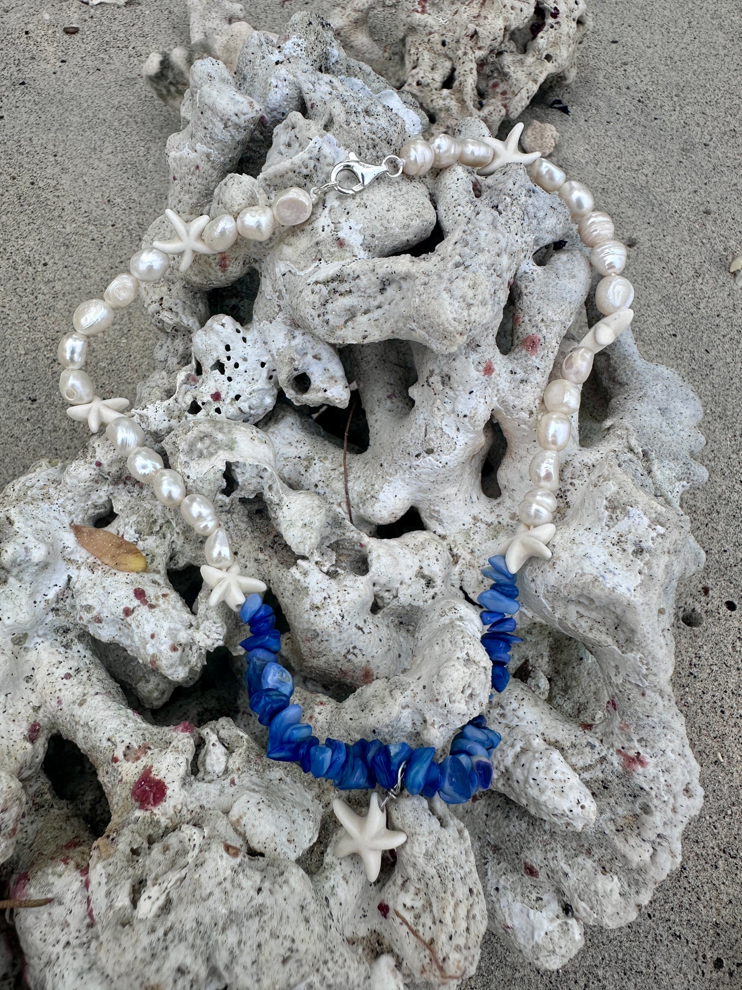 Sea Star Blue Necklace