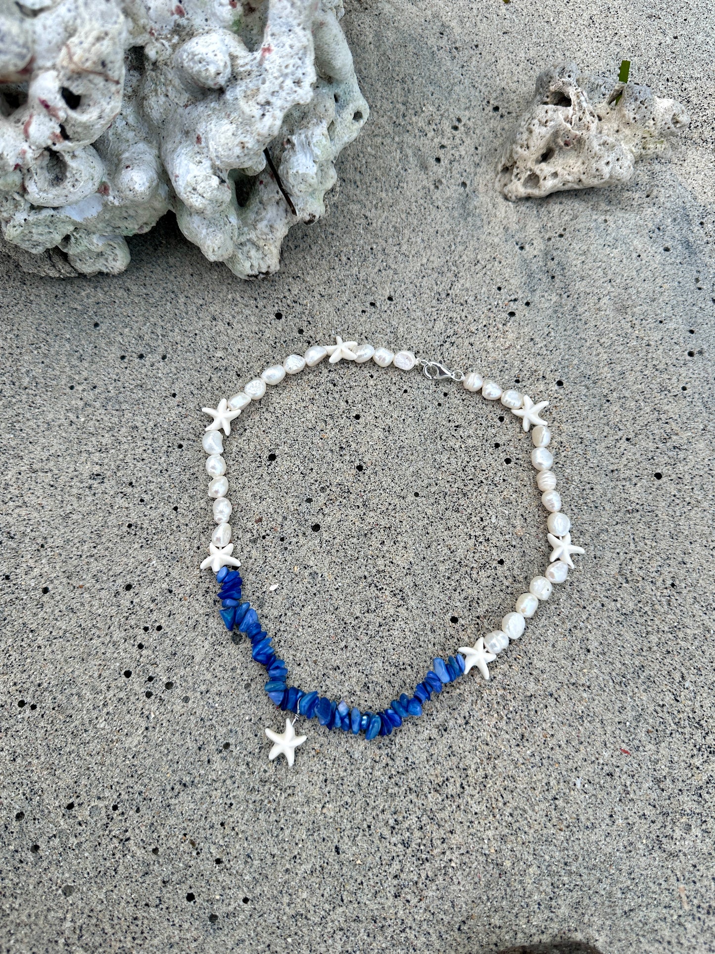 Sea Star Blue Necklace