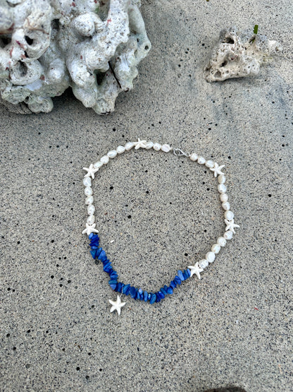 Sea Star Blue Necklace