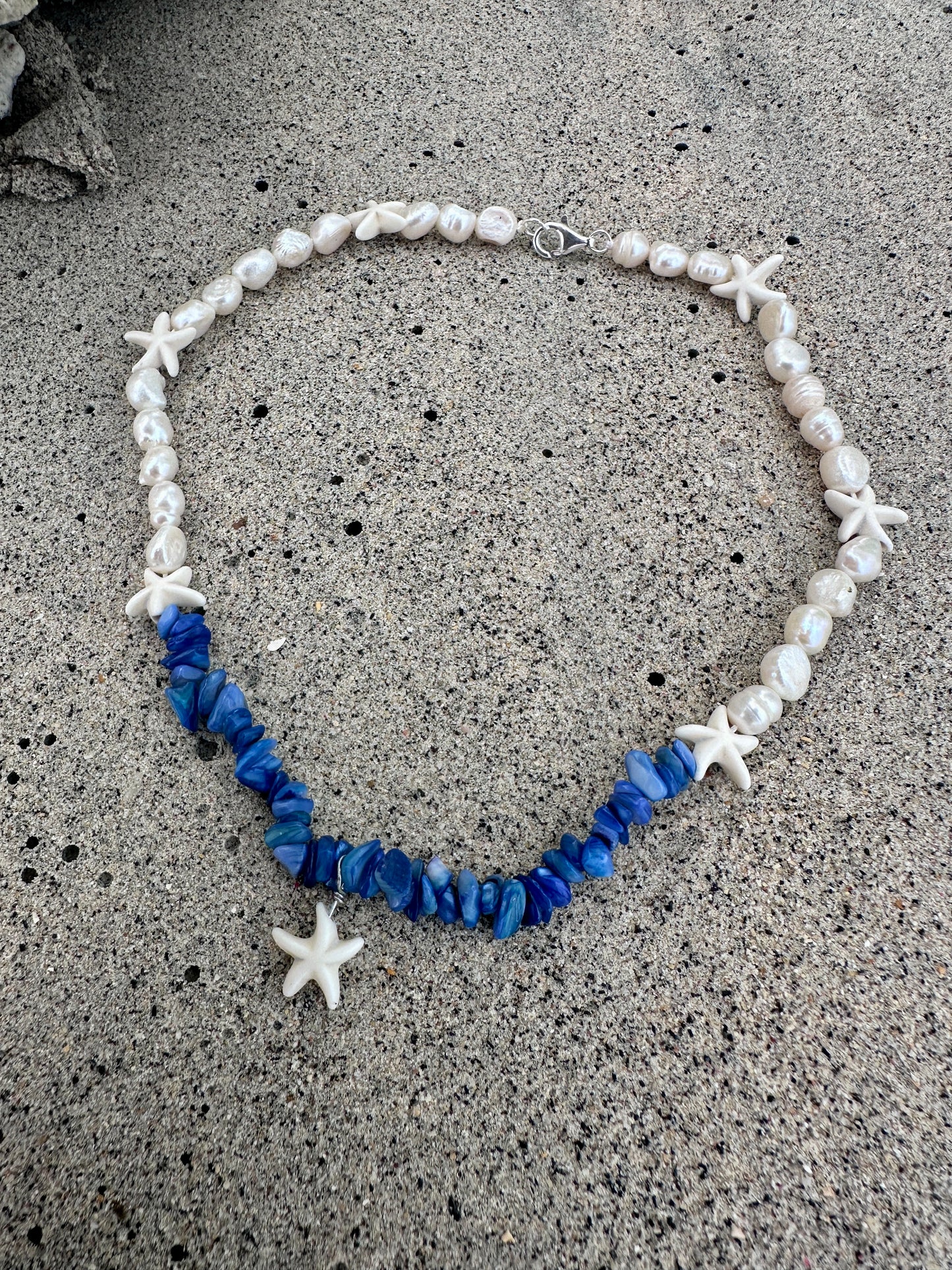 Sea Star Blue Necklace