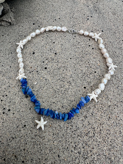 Sea Star Blue Necklace