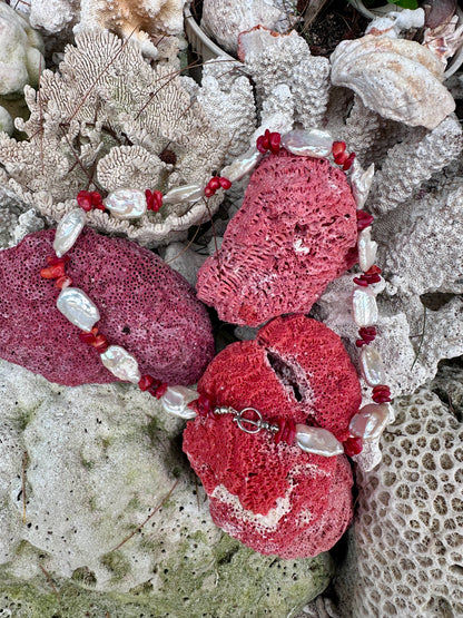 Necklace Coral Pulse