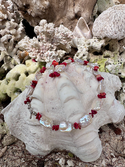 Necklace Coral Pulse