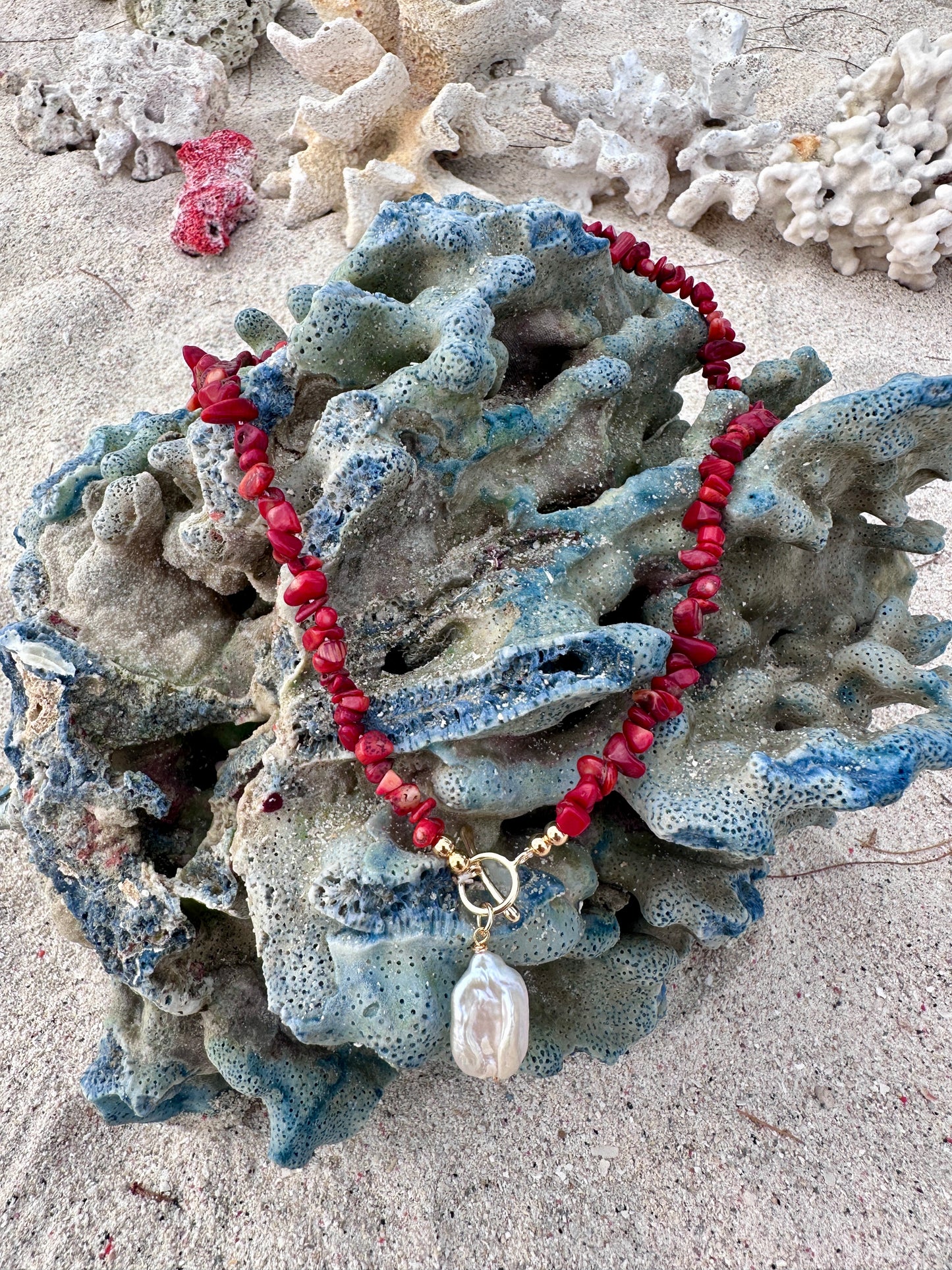 Necklace Coral Heat