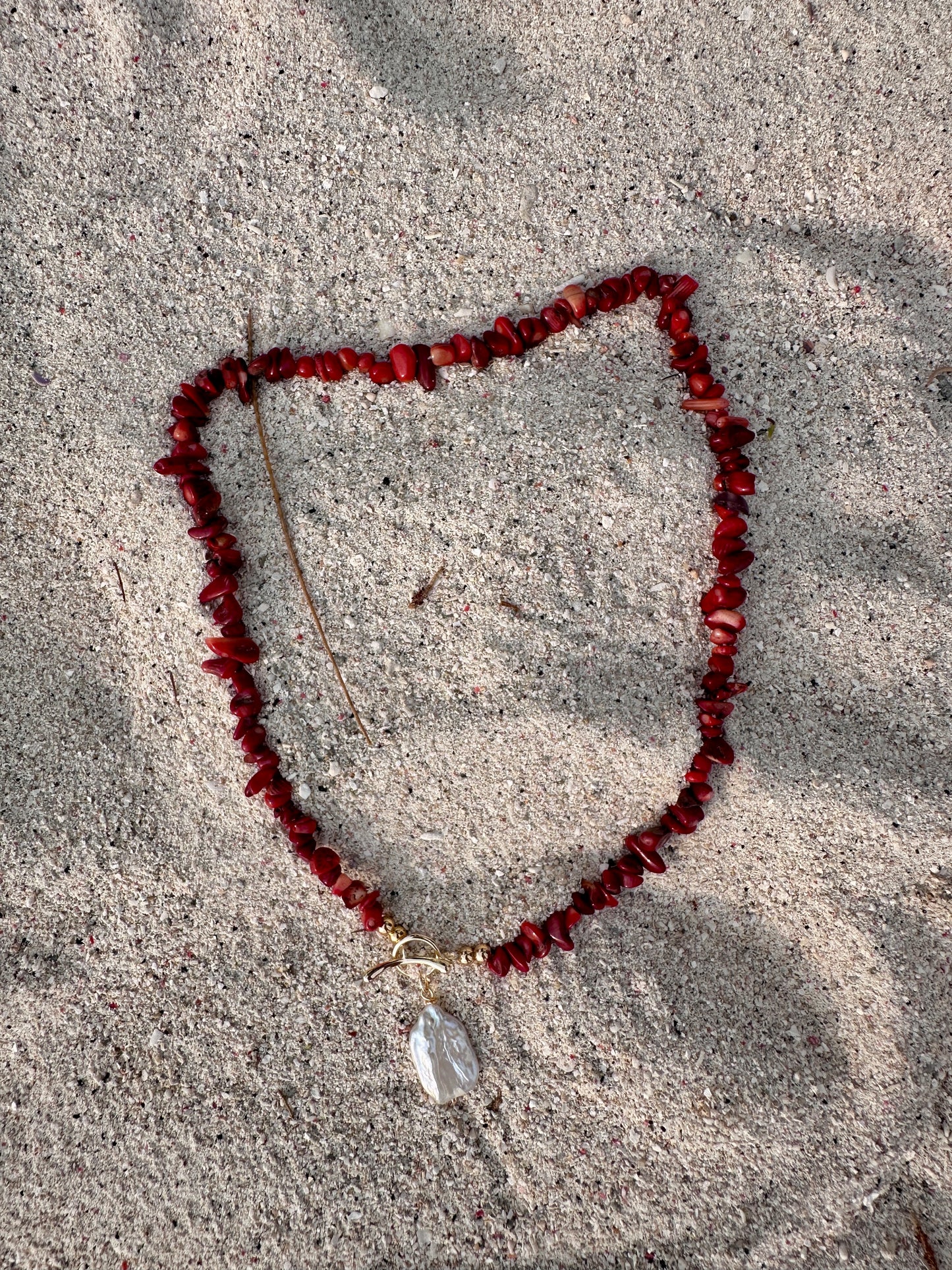 Necklace Coral Heat