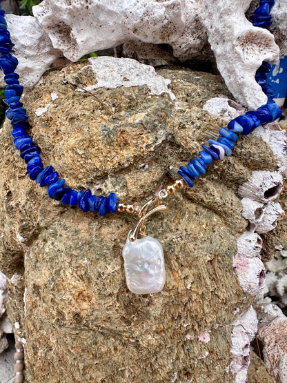 Ocean Voice Lapis Necklace