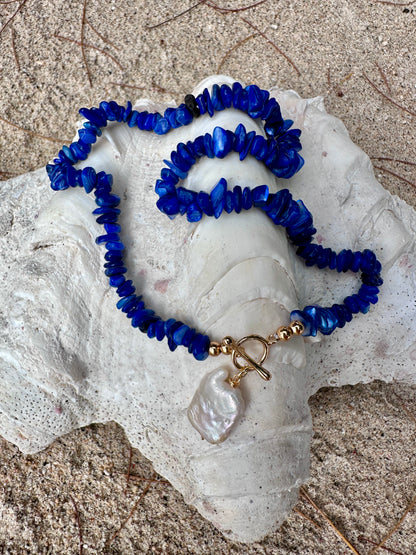 Ocean Voice Lapis Necklace