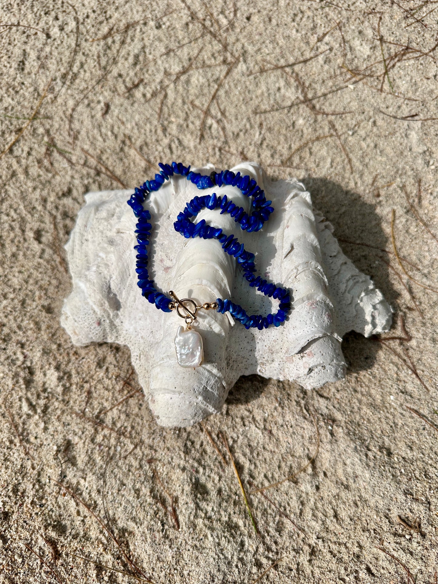 Ocean Voice Lapis Necklace