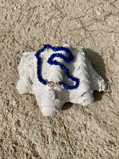 Ocean Voice Lapis Necklace