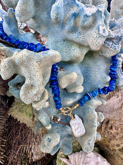 Ocean Voice Lapis Necklace