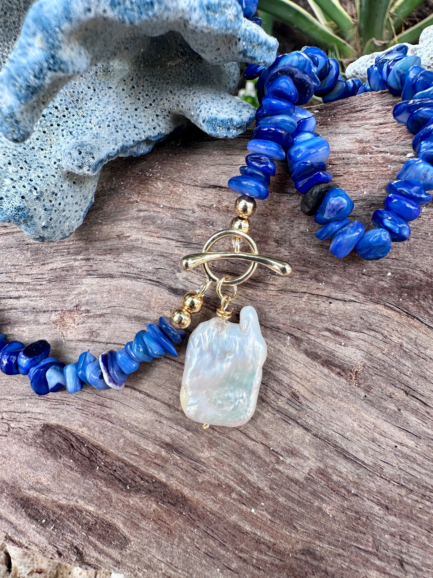 Ocean Voice Lapis Necklace