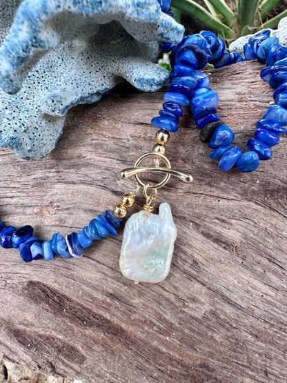 Ocean Voice Lapis Necklace