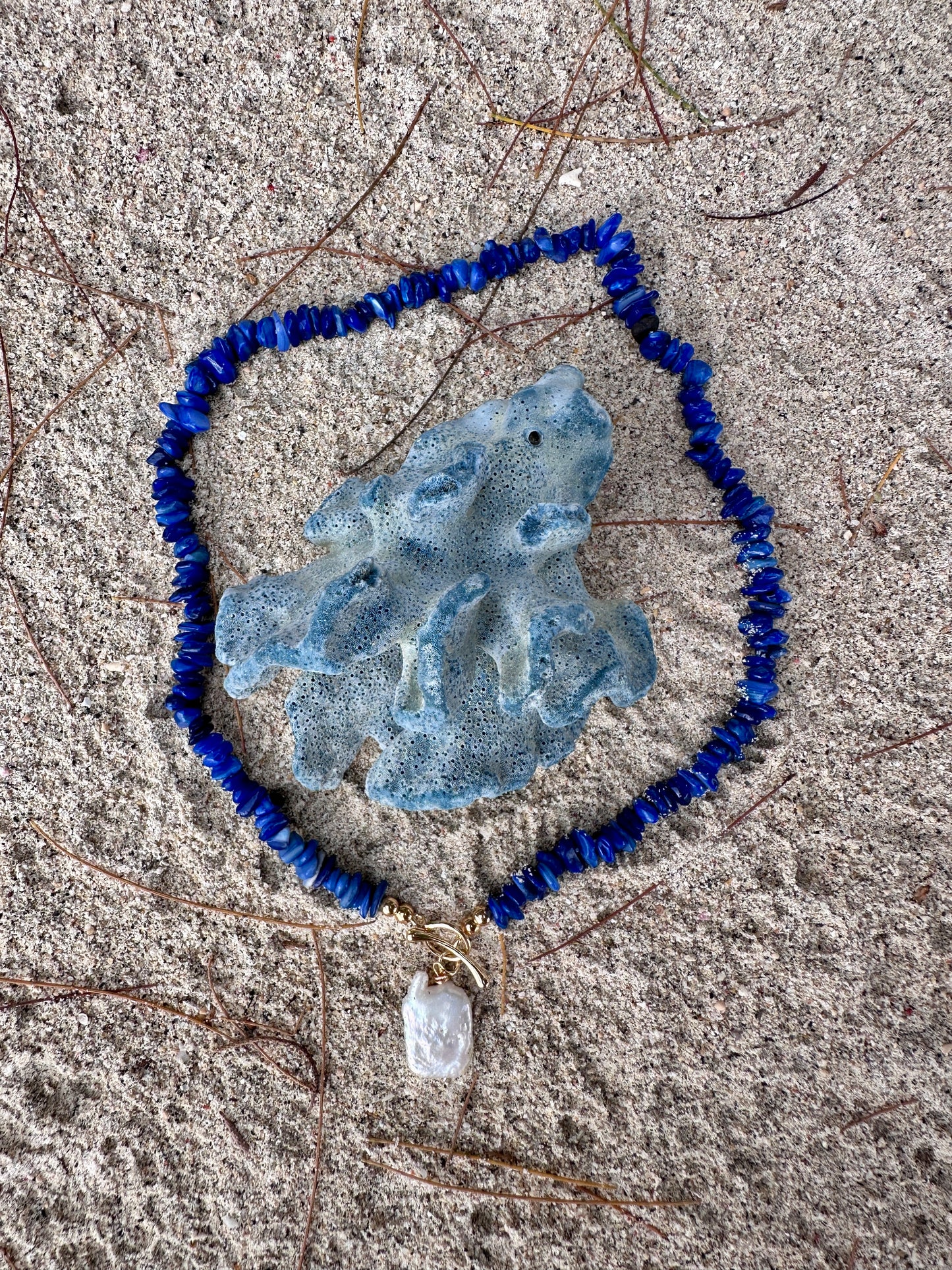Ocean Voice Lapis Necklace