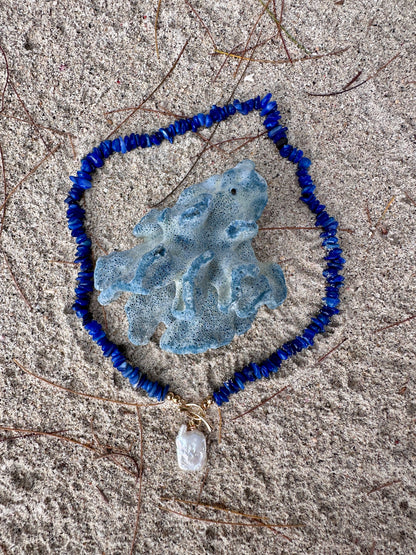 Ocean Voice Lapis Necklace